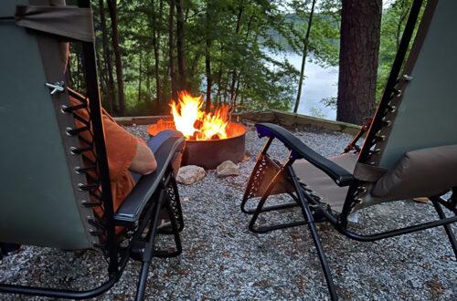 Campfire at Longwood Park