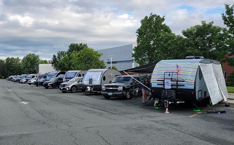 Several Safari Condo Altos in line at the Grand Gathering