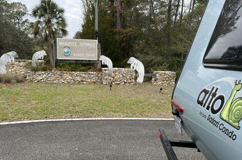 Manatee Springs State Park Sign